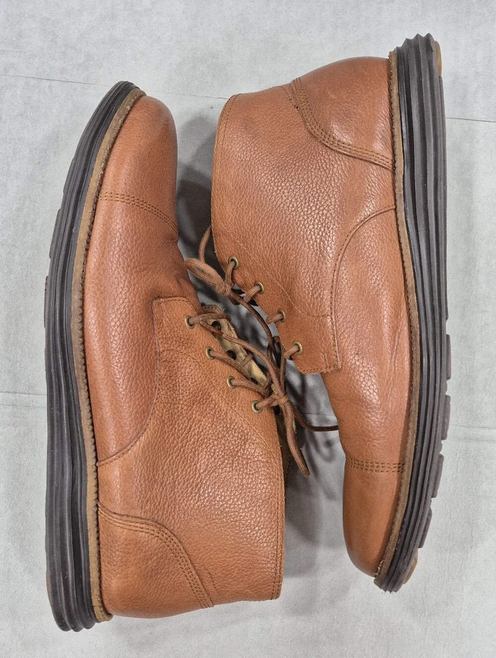 Cole Haan Original Grand Woodbury chukka boots men's 10.5M golden brown leather